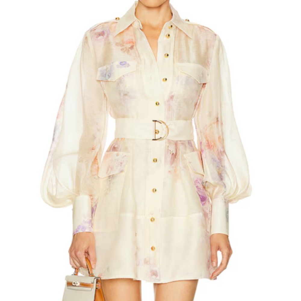 NWT Hypnotic utility belted mini dress